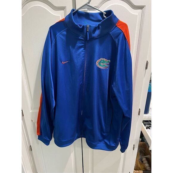 Vintage NIKE Florida Gators extra Large Zipper Jacket Orange and Blue - Picture 1 of 8